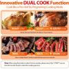 imageAeitto 32Quart PRO Large Air Fryer Oven Toaster Oven Combo  with Rotisserie Dehydrator and Full Accessories  19In1 Digital Airfryer  Fit 13quot Pizza 9pcs Toast 1800w Black