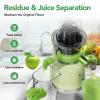 imageAeitto Cold Press JuicerMasticating Juicer Machines with Wide ampamp Dual Feed Chute for Vegetables and Fruits Self Feeding for Juice Extractor Large Capacity High Juice Yield Easy to Clean