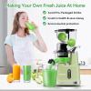 imageAeitto Cold Press JuicerMasticating Juicer Machines with Wide ampamp Dual Feed Chute for Vegetables and Fruits Self Feeding for Juice Extractor Large Capacity High Juice Yield Easy to Clean