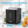 imageAeitto Ice Makers Countertop 9 Ice Cubes Release in 6 Mins 26Lbs24H 2 Sizes of Bullet Ice MachineSelfCleaning Portable Ice Maker with Ice Scoop and Basket for Home Kitchen Office Bar RV Black