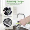 imageAeitto Slow Masticating Juicer Cold Press Jucier Machine with Soft ampamp Hard Modes Quiet Motor Juicer Machines Vegetable and Fruit Juice Extractor machine Easy to Clean with Brush GreyGrey