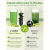 imageAeitto Slow Masticating Juicer Cold Press Jucier Machine with Soft ampamp Hard Modes Quiet Motor Juicer Machines Vegetable and Fruit Juice Extractor machine Easy to Clean with Brush GreyGrey