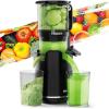 imageAeitto Juicer Machines Cold Press Juicer 53 Large Feed Chute for Whole Fruits ampamp Vegetables Slow Masticating Juicer Easy to Clean High Juice Yield Black