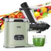 imageAeitto Masticating Juicer with 36quot Wide Chute 2Speed Modes ampamp Reverse Function Juicer Machines with Brush Easy to Clean for Fruit and Vegetable BlackGreen