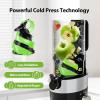imageAeitto Cold Press Juicer Juicer Machines with Large Feed Chute Fits Whole Vegetables and Fruits Self Feeding Slow Masticating Juicers Easy to Use Easy to Clean High Juice YieldBlack