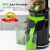 imageAeitto Max5 Cold Press Juicer Juicer Machines with 53 Extra Large Feed Chute Fit Whole Fruits ampamp Vegetables High Juice YieldJuice Maker Self Feeding Easy to CleanPremium BlackPremium Black