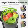 imageCold Press Juicer with Whole Feed Chute Aeitto Masticating Juicer Machines Juice Extractor Machine Easy to Clean High Juice Yield For Whole Vegetables and Fruits Easy to Assemble Onyx BlackDark Grey