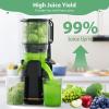 image:imageAeitto Juicer Machines 53 Extra Wide Mouth Cold Press Juicer Easy to Clean Fit Whole Vegetables amp Fruits Professional Juice Extractor MachineSelf Feeding High Juice YieldOrange