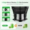 image:imageCold Press Juicer Aeitto 53 Extra Wide Feed Chute Juicer Machines for Whole Vegetables amp Fruits 17L Large Capacity High Juice YieldSlow Masticating Juice ExtractorSelf FeedingEasy to CleanGrey