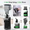 image:imageAeitto Juicer Machines 53 Extra Wide Mouth Cold Press Juicer Easy to Clean Fit Whole Vegetables amp Fruits Professional Juice Extractor MachineSelf Feeding High Juice YieldBlack