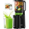 image:imageAeitto Juicer Machines 53 Extra Wide Mouth Cold Press Juicer Easy to Clean Fit Whole Vegetables amp Fruits Professional Juice Extractor MachineSelf Feeding High Juice YieldBlack