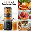 image:imageAeitto Easy to Clean Cold Press Juicer with FilterFree Design 3in1 Juicer Machines for Juice Nut Milk amp Sorbet 60 Wide Feed Chute for Whole Fruits amp Vegetables Quiet Motor With BrushPremium Black