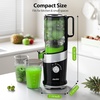 image:imageAeitto Juicer Machines Fits Whole Fruits Cold Press Juicer with Wide Feed Chute Slow Masticating Juicer Easy to Clean High Juice Yield Easy to Assemble Self FeedingMatte Black