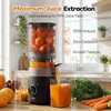 image:imageAeitto 3in1 Juicer Machines With 60 Wide Feed Chute for Makes Juice Sorbet amp Nut Milk Easy to Clean With FilterFree Design Masticating Juicer Large Capacity Self Feeding System With BrushPremium Black