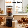 image:imageAeitto 3in1 Juicer Machines With 60 Wide Feed Chute for Makes Juice Sorbet amp Nut Milk Easy to Clean With FilterFree Design Masticating Juicer Large Capacity Self Feeding System With BrushPremium Black