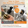image:imageAeitto 3in1 Juicer Machines With 60 Wide Feed Chute for Makes Juice Sorbet amp Nut Milk Easy to Clean With FilterFree Design Masticating Juicer Large Capacity Self Feeding System With BrushPremium Black