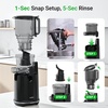 image:imageAeitto Cold Press Juicer Machines 53 Wide Mouth Hopper Easy to Clean  Slow Masticating Juicer fit Fruits Vegetables amp Leafy Greens  Large Capacity amp Reverse Function  Easy to Assembly GreyJet Black