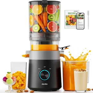 image:imageAeitto 3in1 Juicer Machines 60 Wide Mouth FilterFree Easy to Clean  Juice Sorbet amp Nut Milk  Cold Press Juicer for Whole Fruits amp Vegetables  100oz Capacity  Reverse Function  With Brush